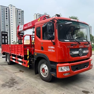 Camion grue Dongfeng 4x2, grue télescopique de 8 tonnes, hauteur de levage maximale de 15 mètres, plateau de 6 mètres, garantie internationale - Product Image 2