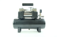 Pompe à air pour voiture Compresseur d'air pour voiture DC 12 V Tire Inflate Mini Portable 180W avec réservoir d'air