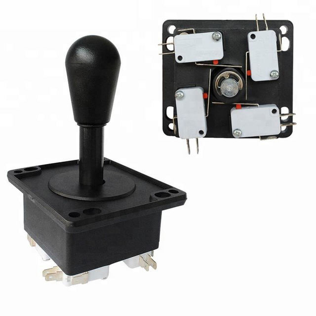 American Style Joystick COMPETITION 4/8 WAY JOYSTICK Red and Black Balltop Arcade Joystick for Arcade Game Parts