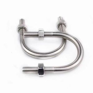 Chất lượng cao tùy chỉnh vuông <span class=keywords><strong>U</strong></span> bu lông và đai ốc SS 304 M6 M8 M10 cường độ cao <span class=keywords><strong>U</strong></span> bu lông với kẹp - Product Image 3