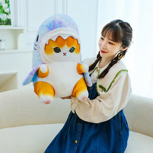 Peluche chat super mignonne et délicate à voix changeante, figurine de chat requin de haute qualité, cadeaux créatifs pour garçons et filles - Product Image 5