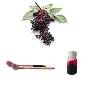 Top Quality Elderberry สารสกัดจาก5:1 10:1 20:1อาหารเสริมบริสุทธิ์สารสกัดจาก Elderberry ผงอาหารเพื่อสุขภาพ - Product Image 3
