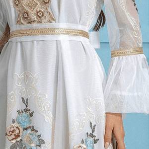 Robe Abaya élégante sur mesure de haute qualité pour femmes musulmanes, design tendance, occasions spéciales - Product Image 2