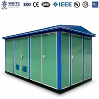 Poste de transformateur préfabriqué personnalisable en métal 2500 kVA extérieur triphasé immergé dans l'huile pour entrepreneurs électriques