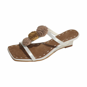 Colección de Sandalias de Verano 2026 con Punta Cuadrada y Tacón de Cuña, Sandalias de Diseño Elegantes y Versátiles para Exteriores - Product Image 1
