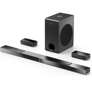 ULTIMEA 5.1.2 พร้อม Atmos, ซับวูฟเฟอร์ไร้สายขนาด 8 นิ้ว, ระบบเสียงเซอร์ราวด์รอบทิศทางสำหรับบ้าน แบรนด์ชั้นนำในตลาดค้าปลีกมากกว่า 20 ช่องทาง - Product Image 1