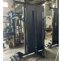 Machine de musculation multifonctionnelle en acier carbone robuste pour tractions verticales, avec pile de poids de 70 kg, pour entraînement complet du corps, idéale pour la maison et la salle de sport