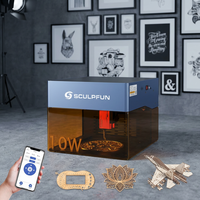 SCULPFUN iCube 5W CNC DIY Mini machine de découpe laser gravure pour bois acrylique