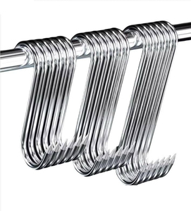 Crochets à viande JH <span class=keywords><strong>de</strong></span> 4 pouces en acier inoxydable, crochets <span class=keywords><strong>de</strong></span> <span class=keywords><strong>boucher</strong></span> pour suspendre, sécher, éviscérer, fumer, faire du barbecue et griller - Product Image 1
