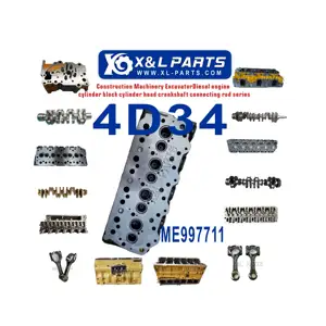 Pièces de moteur de machines neuves de haute qualité culasse pour Mitsubishi 4D34 ME997711 ME990196 ME997799 ME993222 ME996449