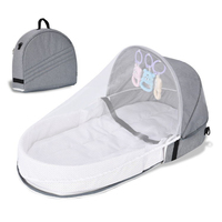 Dropshipping पोर्टेबल बच्चे घोंसला बच्चे बिस्तर पालना मच्छर नेट के साथ Foldable Babynest बच्चों की गाड़ी शिशु नींद बच्चों के बिस्तर