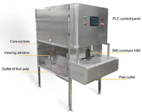 Automatische hoog-efficiënte fruitpelschilmachine voor mango, ananas & grapefruit met SUS304 roestvrij staal, capaciteit 1000 stuks/uur