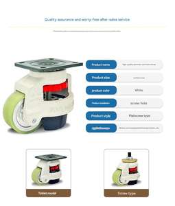 WH Aluminium kern PU Polyurethan Fuma <span class=keywords><strong>Caster</strong></span> 80F/80S Horizontale Einstellung Universal rad Energie speicher Neue Energie ausrüstung - Product Image 4