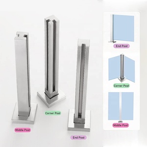 4x4 Stainless Steel <strong>Railing</strong> Fence Post <strong>Retaining</strong> <strong>Wall</strong> - Product Image 3