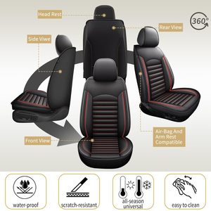Housse de siège de voiture universelle quatre saisons en cuir entièrement enveloppante avec fonction de ventilation pour le commerce extérieur - Product Image 2