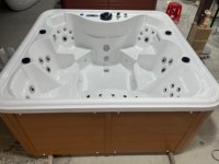 Prix d'usine HG Spa à jets LED avec remous, homologué CE, en acrylique, jacuzzi de massage, spa extérieur pour 6 personnes