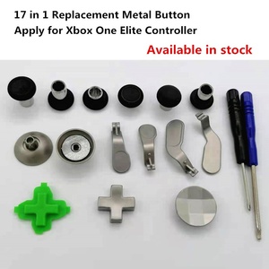SYYTECH 17 en 1 Joystick analógico Thumbstick Metal Button Kit para <span class=keywords><strong>Xbox</strong></span> <span class=keywords><strong>One</strong></span> Elite Controller Rocker Paddle Cross Metal Alloy - Product Image 2