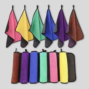 Assorted Color Quick-Dry Cleaning <b>Cloth</b> for Car <b>Glass</b> Cleaning Bulk Pack Wholesale OEM Restaurant Supply Kitchen Household Use - Product Image 1