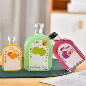 Botellas de Licor Cuadradas Pequeñas Ecológicas Directas de Fábrica, Impresión de Logotipo Personalizado, Sellado con Corcho para Embotellado de <span class=keywords><strong>Vino</strong></span> Casero - Product Image 1