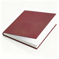 Carnet à couverture rigide en cuir souple, reliure cousue sur mesure, cadeau, noir et rouge, agenda scolaire, papier