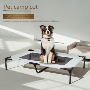 Factory Wholesale Washable Solid Rectangle Pet <strong>Beds</strong> <strong>Dog</strong> <strong>Beds</strong> Mesh <strong>Metal</strong> Frame All Seasons Portable Comfortable Moisture-proof - Product Image 2