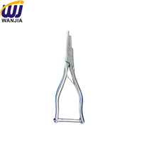 Pince à marquer les oreilles de porcs en acier inoxydable durable, outil professionnel de marquage des oreilles de porcelets WAN JIA, vétérinaire pour l'élevage