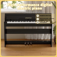 Piano Digital LeGemCharr 88 Tuts Berbobot, Piano Elektrik, Pengontrol Harga, Keyboard Piano, Keyboard Organ Elektronik