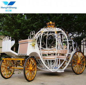 Xe Ngựa Kéo Hình Bí Ngô Lọ Lem Lãng Mạn/Xe Ngựa Trắng Hoàng Gia Của Nữ Hoàng/Xe Ngựa Mới - Product Image 1