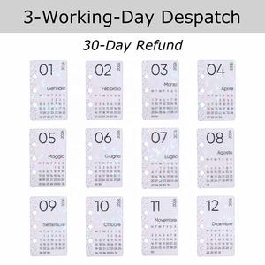 ملصقات بلاستيكية إيطالية A6 للوحات الميزانية من ييهي، الأكثر مبيعًا، بـ 3 ثقوب مع 12 شهرًا كإدراجات قابلة للإزالة - Product Image 3