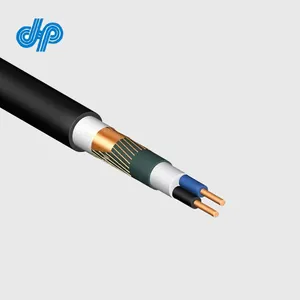 Entierro directo PVC con concéntricos Conductor 0,6/1KV Cable de alimentación NYCY 2x16 2x10 2x6 mm2