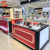 Vitrine d'exposition numérique pour magasin, fabricants de présentoirs pour boutiques, vitrine d'exposition pour centre commercial avec éclairage LED, présentoir pour téléphones