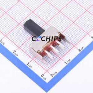 SS-22F08-G012 Slide Switch Through hole Component (THT) Switch Double Pole Double Throw Rectangle Pin Header PC Pin 17mm - Product Image 2