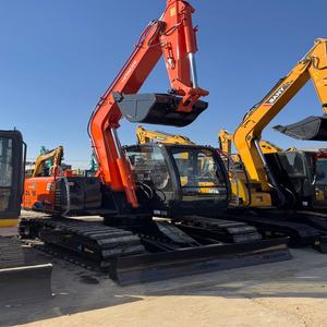 Mini-excavatrice hydraulique Hitachi ZX70-5G d'occasion, Japon, 7 tonnes, composants principaux : moteur, boîte de vitesses, pompe à engrenages, roulement, PLC - Product Image 1