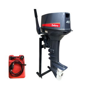Moteur hors-bord essence marin 40 CV 40J populaire, démarrage manuel, 2 temps - Product Image 1