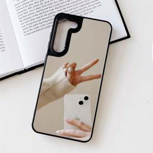 DIY 2D sublimación en blanco maquillaje espejo teléfono caso para Samsung Galaxy S24 S23 S22 Plus Ultra A13 A23 A33 <span class=keywords><strong>A53</strong></span> A73 4G <span class=keywords><strong>5G</strong></span> - Product Image 5