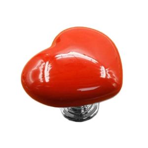 ปุ่มกดชักโครกรูปหัวใจสีสันสดใส สวิตช์กดถังเก็บน้ำ ตัวช่วยเปิดประตูตู้ ที่จับลิ้นชัก - Product Image 1