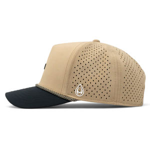 थोक कस्टम 5 पैनल रबर pvc लोगो रस्सी बेसबॉल कैप, वाटरप्रूफ लेजर कट छेद छिद्रित टोपी, प्रदर्शन खेल हैट गोरिल्ला - Product Image 2