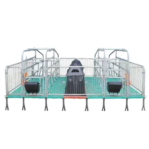 2021 Wholesale High Quality pig farm equipment animal cage Farrowing Crates For Sows pig cages sow and piglets cage