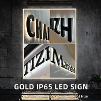 Enseigne publicitaire personnalisée à LED lumineuse, lettres en métal peint imitation bois, utilisation intérieure/extérieure, design rétro durable pour voiture