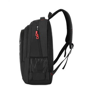 Men's Business <b>Backpack</b> 16-Inch Large Capacity Laptop <b>Compartment</b> Travel <b>Backpack</b> Solid Color Shoulder Straps - Product Image 3