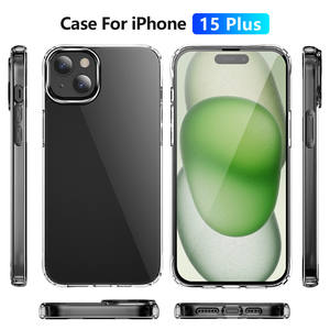 <span class=keywords><strong>Coque</strong></span> de téléphone en TPU transparente renforcée à quatre coins pour <span class=keywords><strong>iPhone</strong></span> 16 15 Pro 14 13 12 <span class=keywords><strong>11</strong></span> Pro Max - Product Image 2
