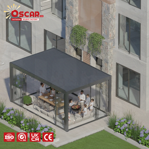 Pergola de jardin <span class=keywords><strong>6x4</strong></span> m avec installation facile, design moderne, pour terrasse et espaces extérieurs - Product Image 1