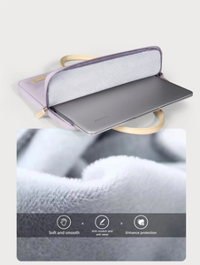 Colección <span class=keywords><strong>Cartera</strong></span> de tendencias de moda con cierre abierto para <span class=keywords><strong>mujer</strong></span>, maletín y bolsas para ordenador portátil con asa suave para llevar ordenador - Product Image 6