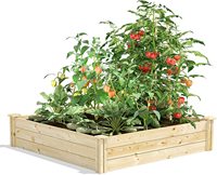 Jardinières en bois modernes et respirantes, personnalisables, démontables et assemblables librement, pour l'extérieur, anti-corrosion