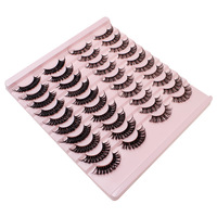 Super Offre Septembre : Faux Cils en Fibre Synthétique Doborah HH21, Style Volume Russe Ailé, 20 Paires, 0.12mm – Vente en Gros Usine