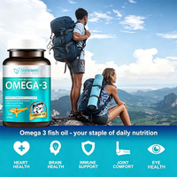 Gélules d'huile de poisson Oméga 3 en marque blanche, soutien pour la santé cardiovasculaire et cérébrale, service de suppléments personnalisés OEM/ODM