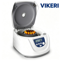 Centrifugeuse médicale clinique VIKERI DM0412 4500 tr/min 12x15ml Moteur sans balais Laboratoire pour la séparation du sang 2490xg Plastique ABS