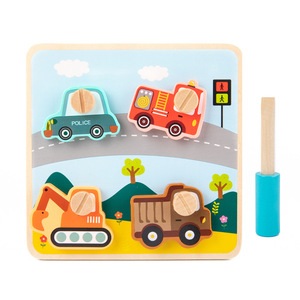 Wooden Screw Screw Matching <strong>Puzzles</strong> Early Childhood Education Hand-eye Coordination Training <strong>Nut</strong> Assembly Educational Toys - Product Image 3