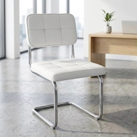 Chaises de conférence et de réception modernes en cuir, idéales pour les hôpitaux, hôtels, écoles, salles de réunion et salles de formation