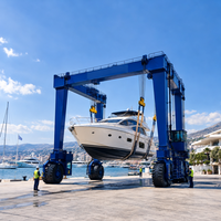 Grue de levage marine personnalisée de 20 tonnes à télécommande pour bateaux et marinas